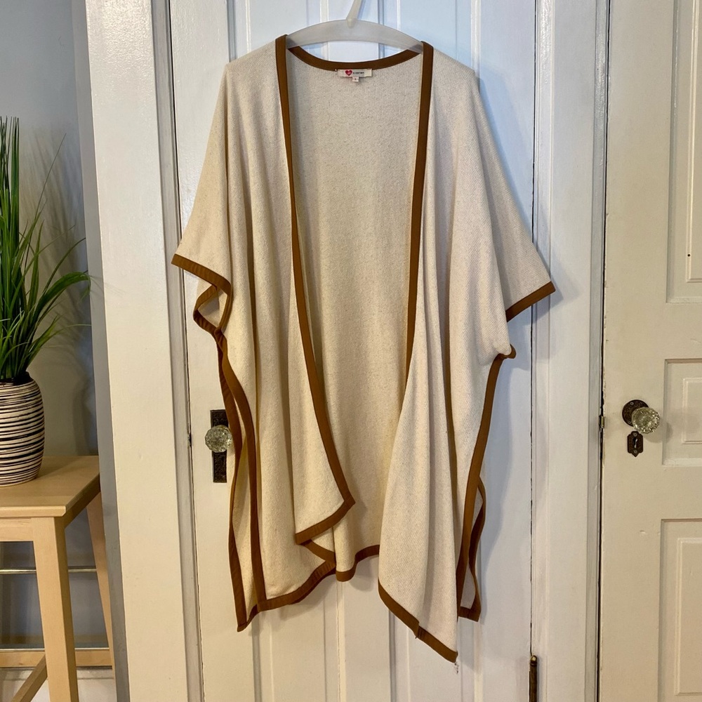 KOTON cream kaftan kimono cardigan - M-XXL